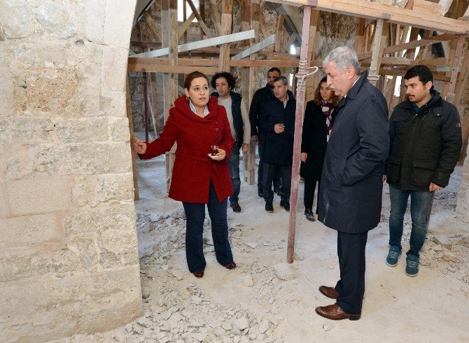 Başkan Polat Kebir Cami’si Restorasyon Çalışmalarını İnceledi