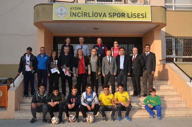 Aydın Gençlik Hizmetleri Ve Spor Müdürlüğü’nden İncirliova Spor Lisesi’ne Ziyaret