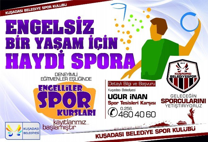 Kuşadası Belediyespor’dan Engelliler Ve Kadınlar İçin Spor Kursları