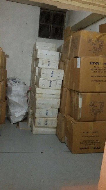 63 Bin 450 Paket Kaçak Sigara Ele Geçirildi