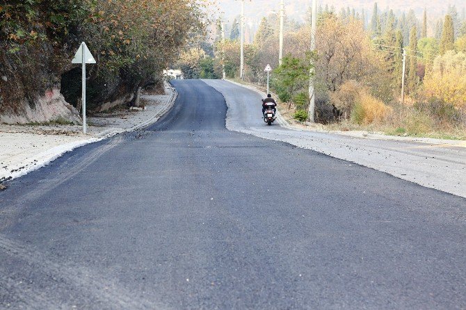 Bergamut Caddesi Asfaltlama Çalışması Sona Erdi