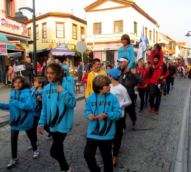 Uluslararası Optimist Yelken Yarışları Açılış Töreni Yapıldı