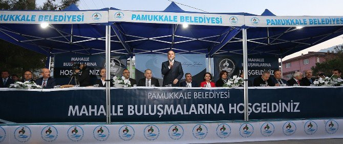 Pamukkale Belediyesi’nin Mahalle Buluşmaları Devam Ediyor