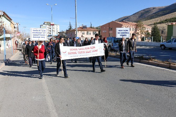 Yahyalı’da Sağlıklı Yaşam Yürüyüşü