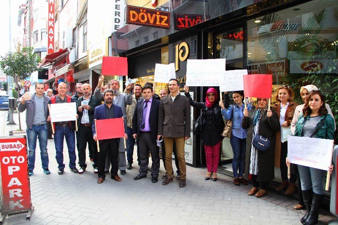 Samsun’da Dolar Protestosu