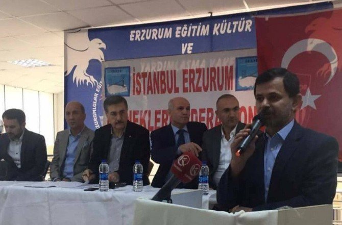 İstanbul Erzurum Dernekler Federasyonu’nda Ahmet Ağırman Güven Tazeledi