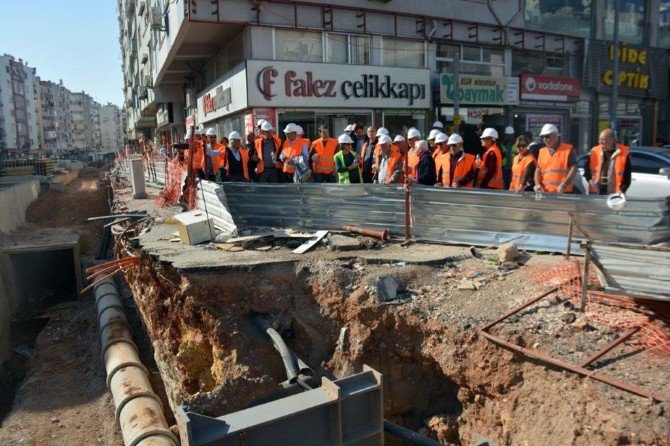 İmo Üyeleri Büyükşehir Yatırımlarını İnceledi