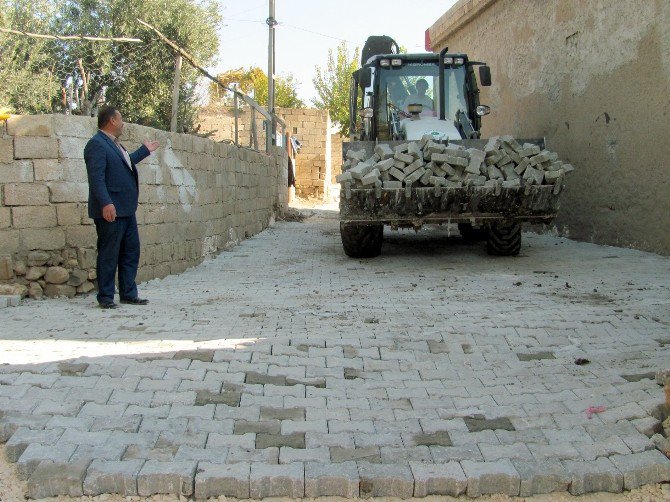 Araban Belediyesi Kilit Taşı Çalışmalarını Sürdürüyor