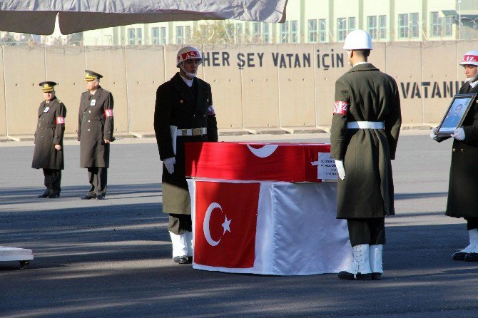 Şehit Korucu İçin Tören Düzenlendi