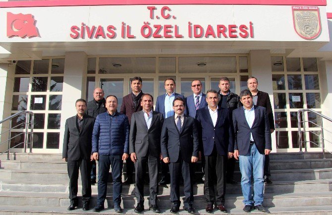 Sivasspor Yönetiminden, İl Özel İdaresi Genel Sekreteri Kaya’ya Ziyaret