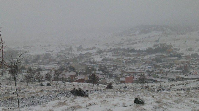 Bozüyük’te Kar Yağışı Etkili Oldu