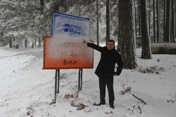 Kazdağları’na Yılın İlk Karı Düştü