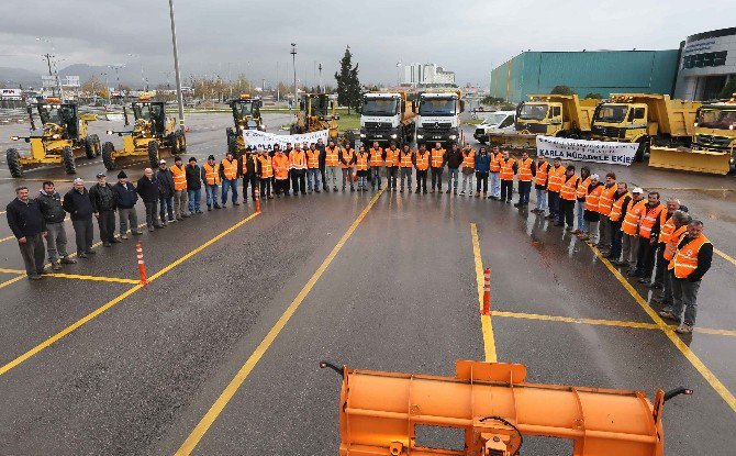 Kocaeli’nde 300 Kişilik Kar Timi Hazır