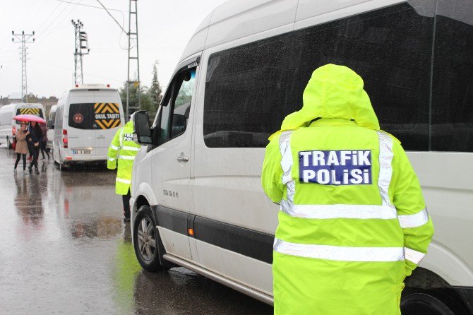 Adıyaman’da, Öğrenci Servisleri Denetlendi