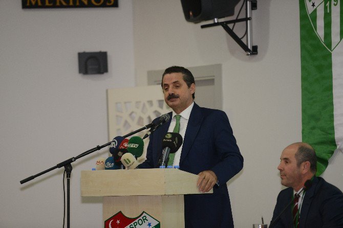 Bakan Çelik: “Bursaspor’un Geleceğe Sağlıklı Yürümesi İçin Ne Gerekiyorsa Yapacağız”