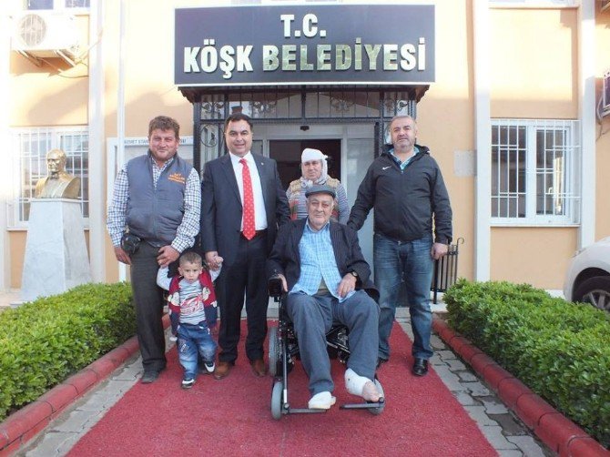 Başkan Kılınç, Köşk’te Engellileri Yalnız Bırakmıyor