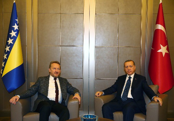 Cumhurbaşkanı Erdoğan, Bosna-hersek Devlet Başkanlığı Konseyi Üyesi İzzetbegoviç’i Kabul Etti