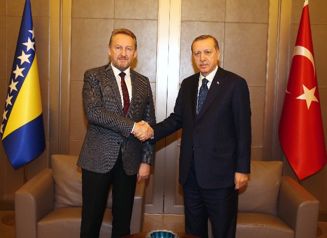 Cumhurbaşkanı Erdoğan, Bosna-hersek Devlet Başkanlığı Konseyi Üyesi İzzetbegoviç’i Kabul Etti