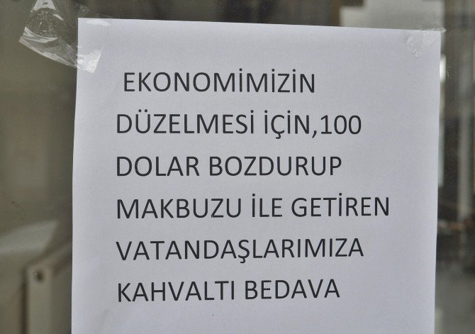 100 Dolar Bozdurana Kahvaltı Ve Ekmek Bedava