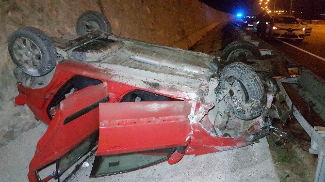 Samsun’da Otomobil Takla Attı: 5 Yaralı