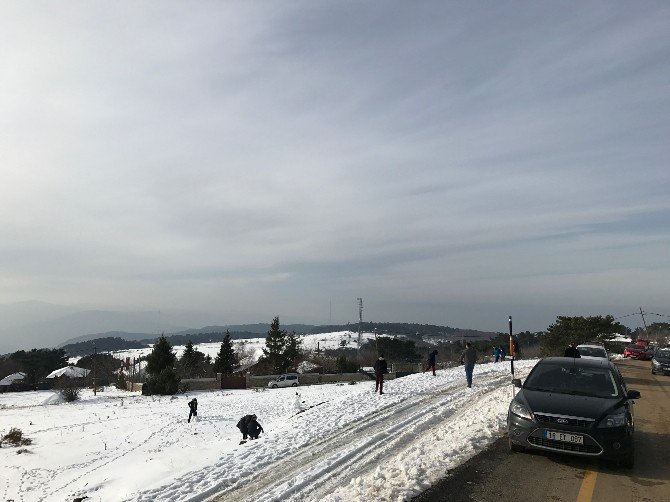 Uludağ’da Kar Üstünde Mangal Keyfi