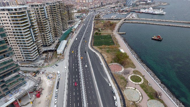 Açılışına 15 Gün Kala Avrasya Tüneli Ve Sahil Yolu Havadan Görüntülendi