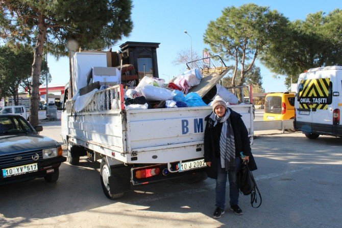 Ayvalık’taki Sel Afetinin Ardından Yardıma Koştu