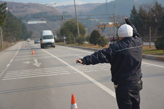 Karabük’te Kış Lastiği Uygulaması