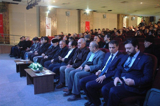 Van’da “Merhum Erbakan Hocamızın Bugüne Bakışı” Konulu Konferans