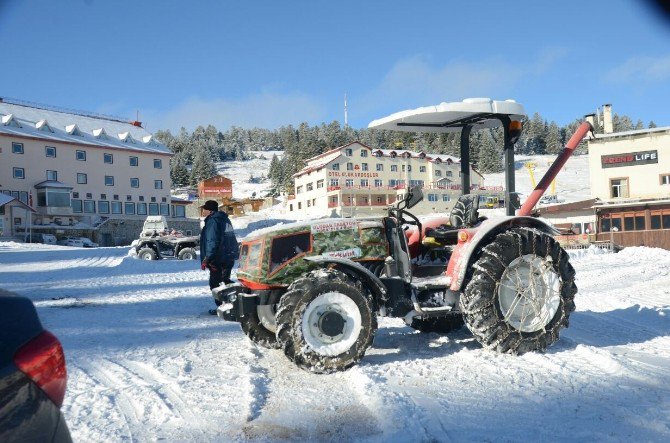 Uludağ’da Kar Kalınlığı 50 Santimetreye Ulaştı