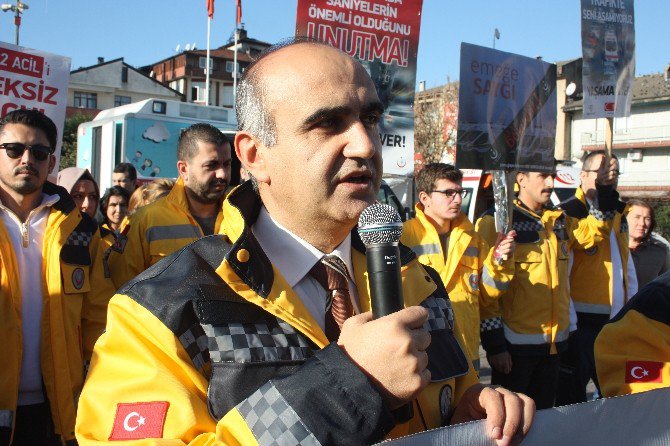 Bartın’da ‘112 Hattını Meşgul Etme, Yaşama Yol Ver’ Yürüyüşü