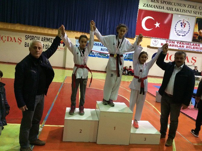 Çanakkaleli Taekwondocular Parmak Isırttı