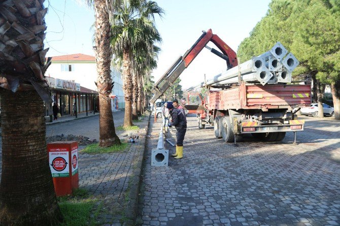 Kırkpınar Meydanında Çalışmalar Devam Ediyor