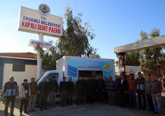 Başkan Tollu’dan, Pazarcı Esnafına ’Çorba’ İkramı