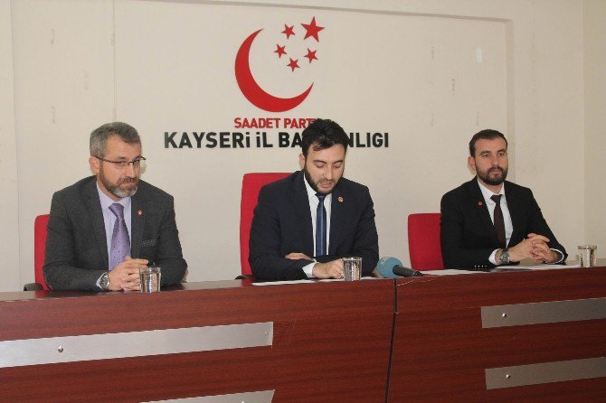 Saadet Partisi Kocasinan İlçe Başkanı Mükremin Çuhadar: