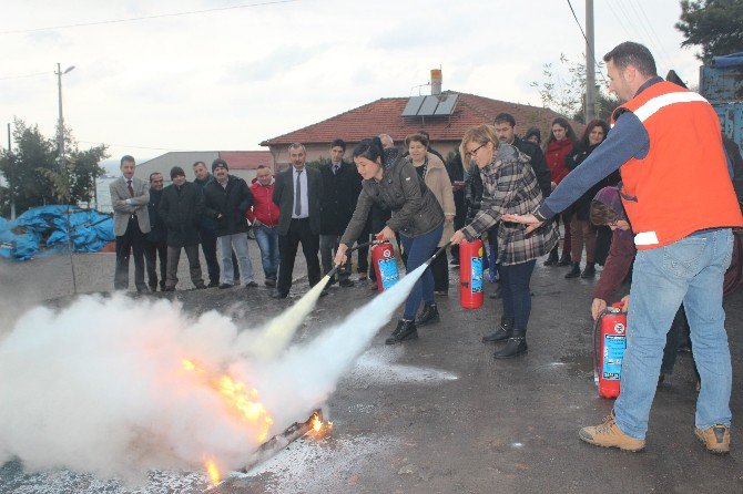 İl Sağlık Müdürlüğü’nde Yangın Tatbikatı Yapıldı