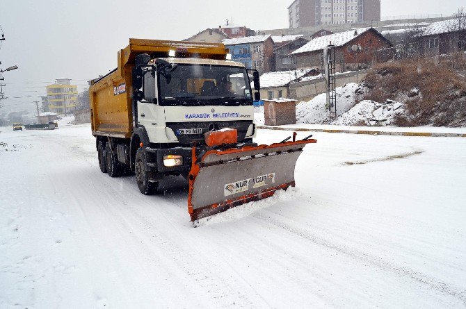 Karabük’te Kar Mücadelesi