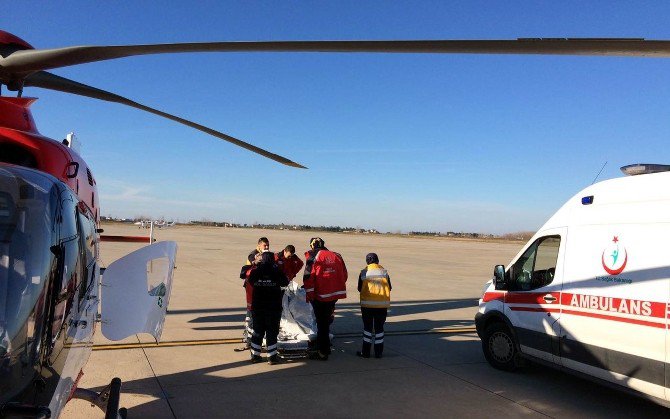 12 Yaşındaki Çocuk İçin Ambulans Helikopterler Seferler Oldu