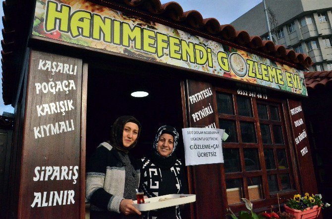 100 Dolar Bozdurup Getirene Gözleme Ve Çay Hediye