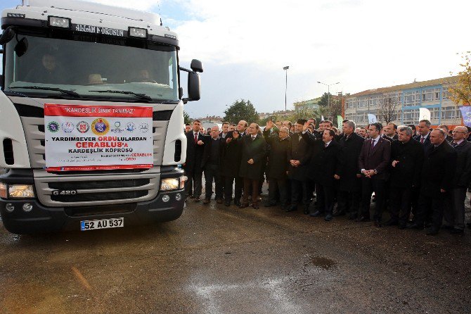 Ordu’dan Cerablus’a Yardım