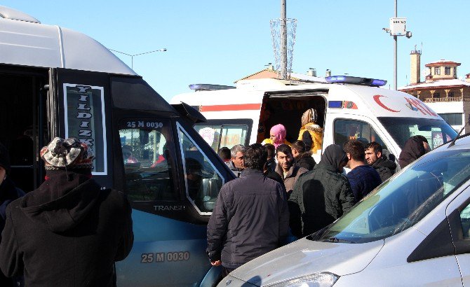Erzurum’da Trafik Kazası: 4 Yaralı