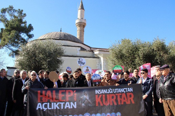 Halep’te Katledilen Müslümanlar İçin Gıyabi Cenaze Namazı