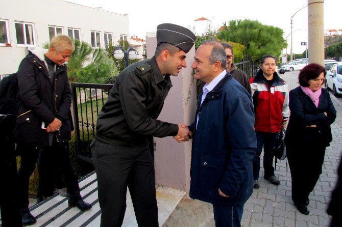 Kaymakam Erkayıran’ı Çeşme’den Uğurlandı