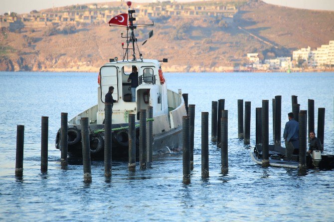 Bodrum’da İskele Sökülüyor