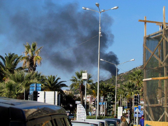 Çeşme’de Makilik Alanda Yangın Tedirginliği