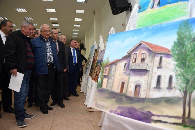 Uluslararası Ressamlar ‘Yöreler Ve Kültürler’ Sergisinde Buluştu