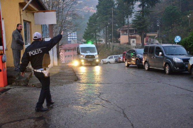 Şehit Polis Memuru Bilgin’in Naaşı Zonguldak’a Getirildi