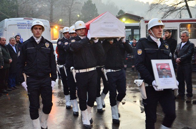 Şehit Polis Memuru Bilgin’in Naaşı Zonguldak’a Getirildi