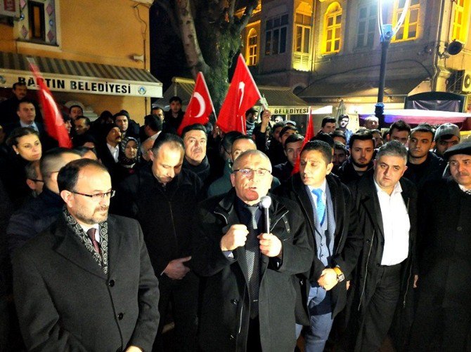 Bartın’da “Teröre Tepki Kardeşliğe Davet” Mitingi
