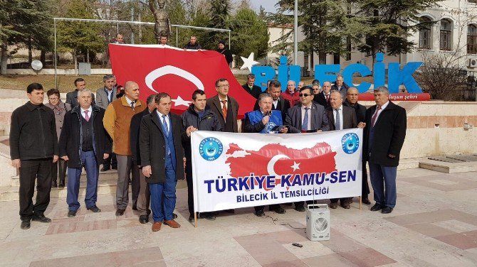 Bilecik’de Hain Terör Olaylarına Kınama